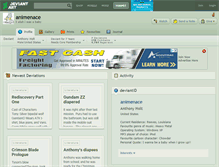 Tablet Screenshot of animenace.deviantart.com
