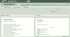 Desktop Screenshot of bluemoontigerwolfe.deviantart.com