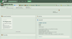 Desktop Screenshot of english-rose-lee.deviantart.com