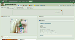 Desktop Screenshot of capture-photography.deviantart.com