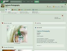 Tablet Screenshot of capture-photography.deviantart.com