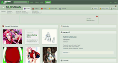 Desktop Screenshot of fat-kirschbluete.deviantart.com