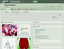 Tablet Screenshot of fat-kirschbluete.deviantart.com