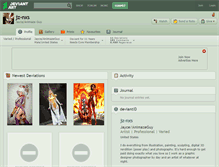 Tablet Screenshot of jz-nxs.deviantart.com