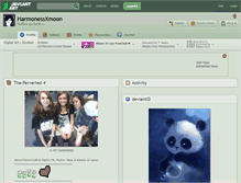 Tablet Screenshot of harmonessxmoon.deviantart.com