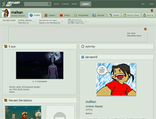 Tablet Screenshot of malkan.deviantart.com