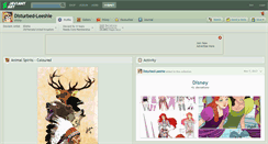 Desktop Screenshot of disturbed-leeshie.deviantart.com