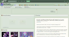 Desktop Screenshot of mlptrixieplz.deviantart.com