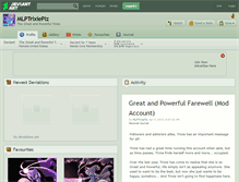 Tablet Screenshot of mlptrixieplz.deviantart.com