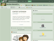 Tablet Screenshot of horrible-historiesfc.deviantart.com
