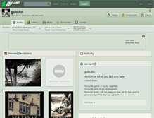 Tablet Screenshot of gohulio.deviantart.com