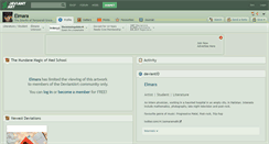 Desktop Screenshot of elmara.deviantart.com