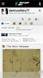 Mobile Screenshot of darkrosefairy77.deviantart.com