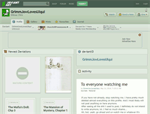 Tablet Screenshot of grimmjowlovesulqui.deviantart.com