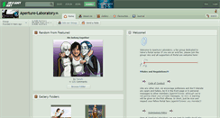 Desktop Screenshot of aperture-laboratory.deviantart.com