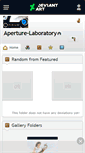 Mobile Screenshot of aperture-laboratory.deviantart.com