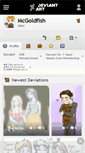 Mobile Screenshot of mcgoldfish.deviantart.com