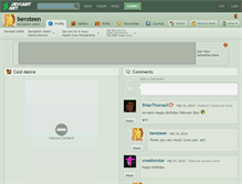 Tablet Screenshot of bensteen.deviantart.com