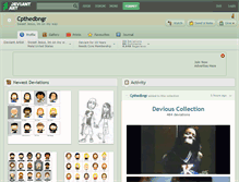 Tablet Screenshot of cpthedbngr.deviantart.com