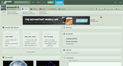 Desktop Screenshot of animewolf16.deviantart.com