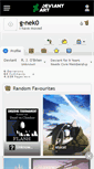 Mobile Screenshot of g-nek0.deviantart.com