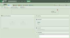 Desktop Screenshot of beavr.deviantart.com