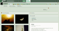 Desktop Screenshot of moriturus.deviantart.com