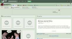 Desktop Screenshot of gandalfi2011.deviantart.com