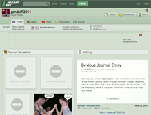 Tablet Screenshot of gandalfi2011.deviantart.com