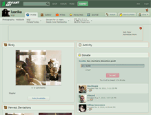 Tablet Screenshot of lusnika.deviantart.com