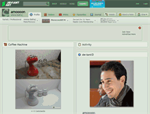 Tablet Screenshot of amoooon.deviantart.com
