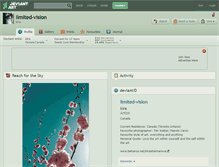 Tablet Screenshot of limited-vision.deviantart.com