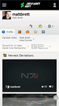 Mobile Screenshot of mattbrett.deviantart.com