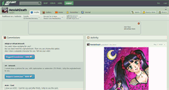 Desktop Screenshot of messiahdeath.deviantart.com