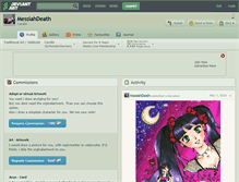 Tablet Screenshot of messiahdeath.deviantart.com