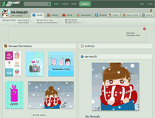 Tablet Screenshot of ms-hessah.deviantart.com