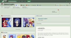 Desktop Screenshot of pokemoncrusaders.deviantart.com
