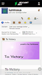 Mobile Screenshot of luminosus.deviantart.com