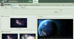 Desktop Screenshot of moonmaker.deviantart.com