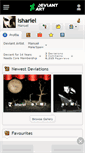 Mobile Screenshot of ishariel.deviantart.com