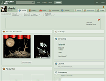 Tablet Screenshot of ishariel.deviantart.com