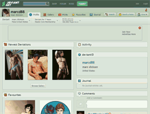 Tablet Screenshot of marcd88.deviantart.com