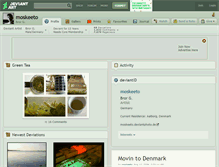 Tablet Screenshot of moskeeto.deviantart.com