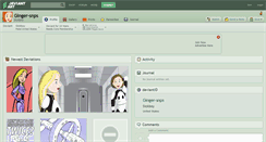 Desktop Screenshot of ginger-snps.deviantart.com