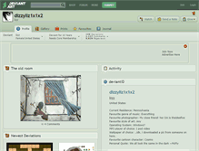 Tablet Screenshot of dizzyliz1x1x2.deviantart.com