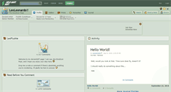 Desktop Screenshot of leoleonardo.deviantart.com