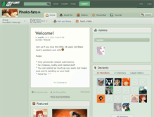 Tablet Screenshot of pinoko-fans.deviantart.com