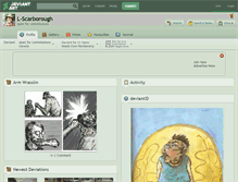 Tablet Screenshot of l-scarborough.deviantart.com