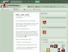 Tablet Screenshot of chinaxcanada.deviantart.com