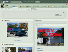 Tablet Screenshot of frost125.deviantart.com